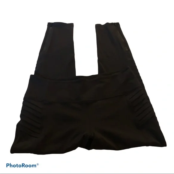 Athleta Delancey Moto Tight Black Large - Picture 7 of 11